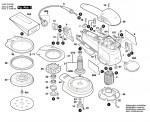 Bosch 0 601 372 003 Gex 125 A Random Orbital Sander 230 V / Eu Spare Parts